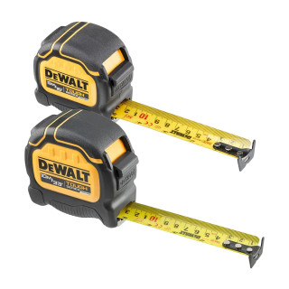 Dewalt 2 Piece Tough Tape Measure Set