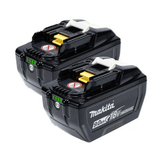Makita BL1890 9.0Ah 18V LXT Li-Ion Batteries - Pack of 2 Makita BL1890 9.0Ah 18V LXT Li-Ion Batteries - Pack of 2