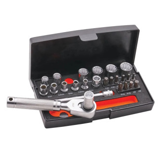 Bahco SL25 25 Piece Special Edition 1/4" Socket Set Bahco SL25 25 Piece Special Edition 1/4" Socket Set