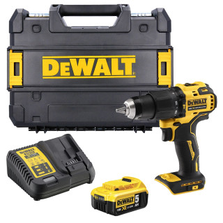 Dewalt DCD709P1T 18V XR Brushless Combi Drill, 1x 5.0Ah Battery, Charger & Case
