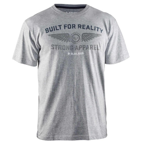 Blaklader Limited Edition 'Built For Reality' Tshirt - Grey