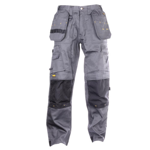 Dewalt Pro Tradesman Trousers with Holster Pockets - Grey/Black image