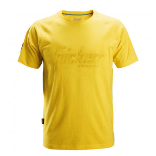 Snickers Logo T-Shirt - Yellow image