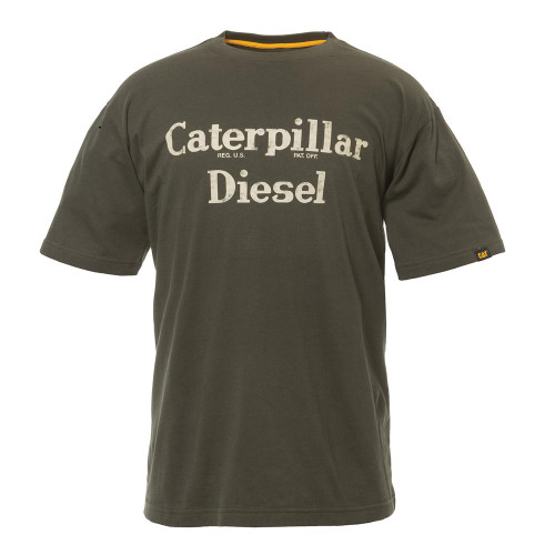 CAT Diesel T-Shirt - Moss Green image