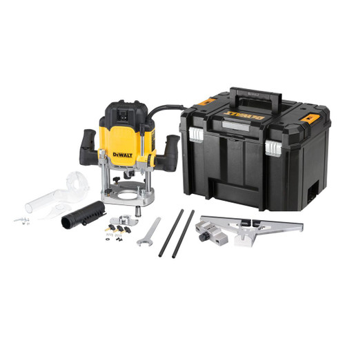 Dewalt DWE625KT 2300W 1/2" Plunge Router in TStak Case image