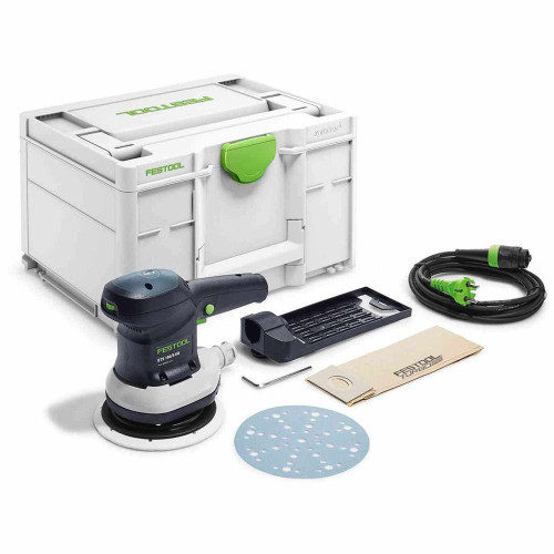 Festool ETS 150/5 EQ-PLUS Electric Eccentric Sander with Case