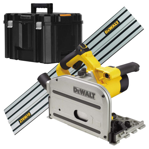 Dewalt DWS520KT Plunge Cut Saw, Guide Rail & T-STAK Case