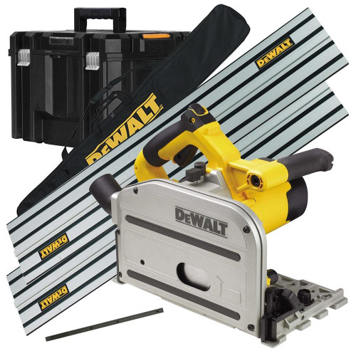 Plunge Cut Saw Package with 2x Guide Rails, Connector Piece, Bag and Case image Plunge Cut Saw Package with 2x Guide Rails, Connector Piece, Bag and Case image