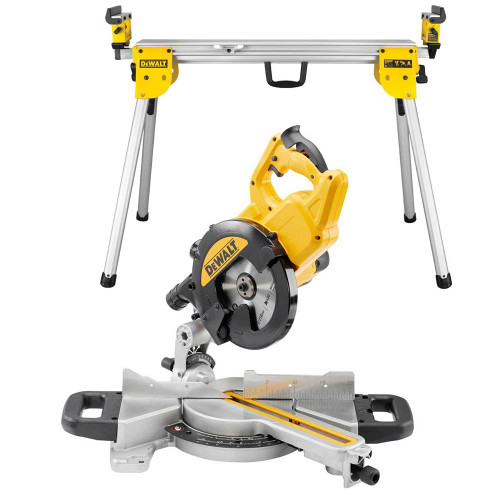 Dewalt DWS774PK 216mm Mitre Saw with XPS Legstand image