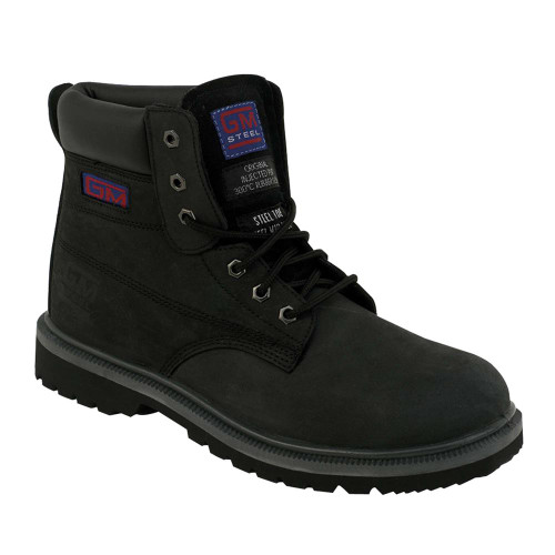 Black Nubuck Safety Boot image