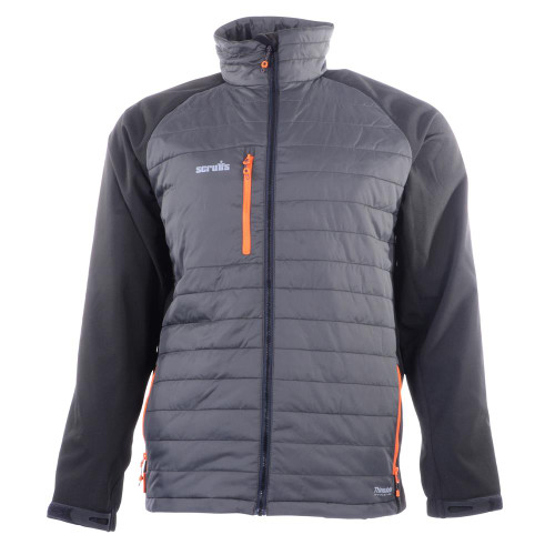 Scruffs Expedition Thermo Soft Shell Jacket - Black/Grey image