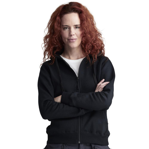 Snickers Women's Zip Hoodie - Black image Snickers Women's Zip Hoodie - Black image