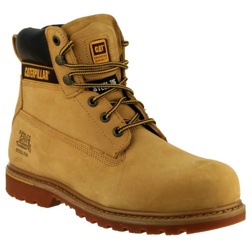 Caterpillar Holton Safety Boots - Honey