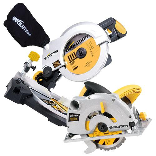 Evolution Construction Edition Mitre Saw & Circular Saw Package