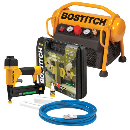 Bostitch (Stanley) MRC6U/2/IN1 6 Litre Roll Cage Compressor and Stapler/Brad Nailer image