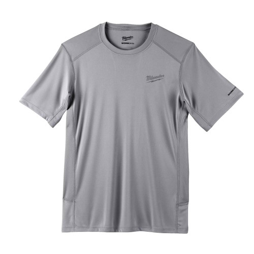 Milwaukee WORKSKIN Light Weight Performance Short Sleeve Shirt Grey image