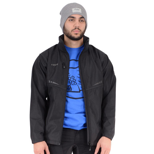 Apache Wind Resistant Soft Shell Jacket - Black image Apache Wind Resistant Soft Shell Jacket - Black image