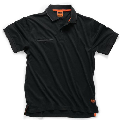 Scruffs Worker Polo - Black image