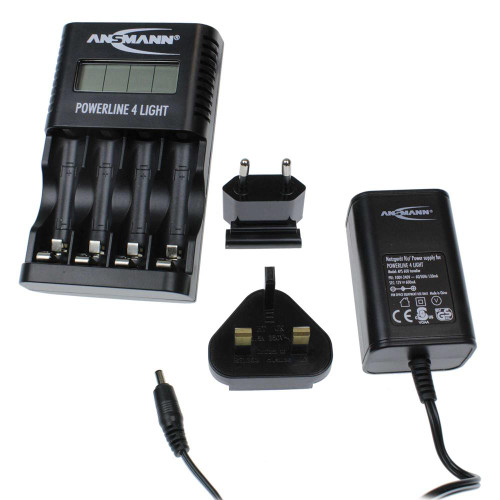 Ansmann Powerline 4 Light UK NiMH battery charger image