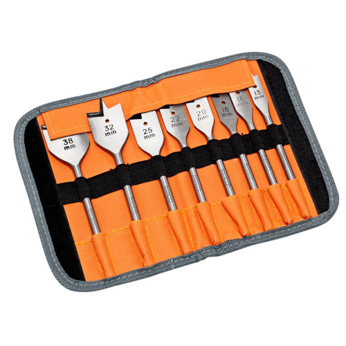 Flat Drill Bit Set 8 Piece image