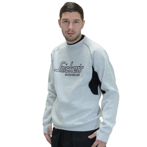 Long Sleeve Logo Sweatshirt - Grey image