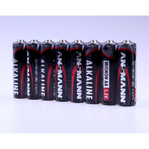 Ansmann AA Redline Alkaline 1.5v batteries Pack of 8 image