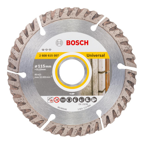 Bosch 115 x 22.23mm Standard for Universal Diamond Disc image