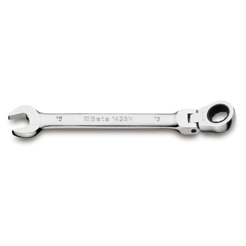Beta 142SN 9-Swivel End Ratcheting Combination Wrench image Beta 142SN 9-Swivel End Ratcheting Combination Wrench image