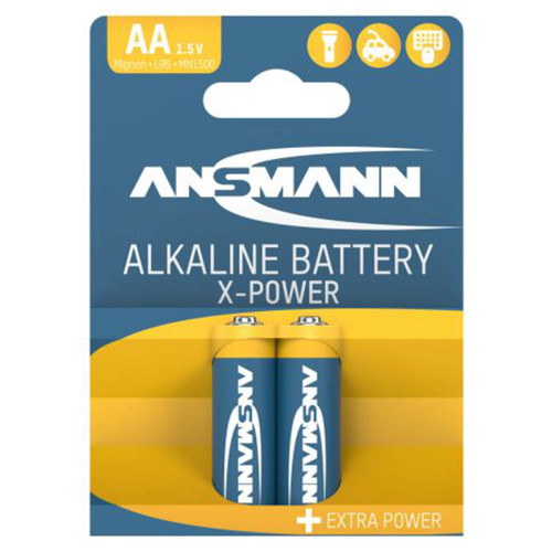 Ansmann AA X-Power Alkaline 1.5V Batteries - Pack of 2 image