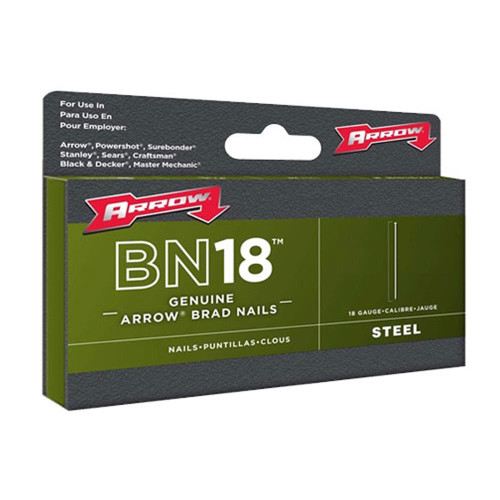 Arrow 25mm 18g Brown Head Brad Nails - Pack of 2000 image