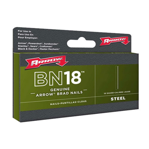 Arrow 25mm 18g White Head Brad Nails - Pack of 2000 image