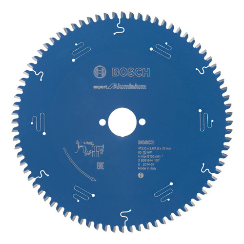 Bosch Aluminum Saw Blade 235mm x 30mm 80T image