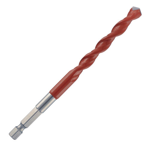 6mm x 100mm Tungsten Carbide Multicut Drill Bit - 1/4" Hex image