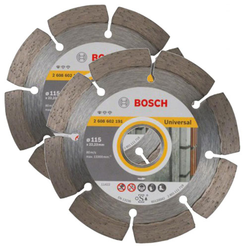 Bosch 115mm Standard Diamond Universal Blade Twinpack image