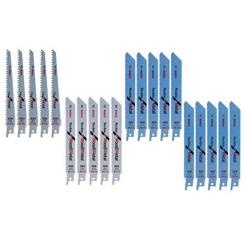 Bosch 20 Piece Wood & Metal Reciprocating Blade Pack image