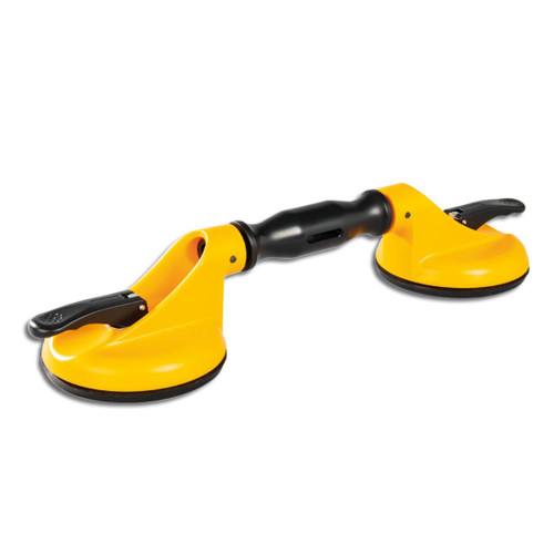 2 Cup Swivel-Headed Plastic Suction Lifter 50kg Load Capacity image