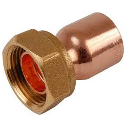 22mm x 3/4'' End Feed Straight Tap Connector - Pack of 10 image