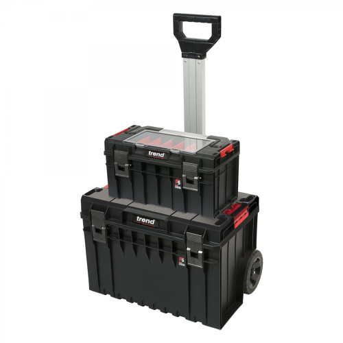 2 Piece PRO STORAGE Stackable Storage Set Box Bundle image