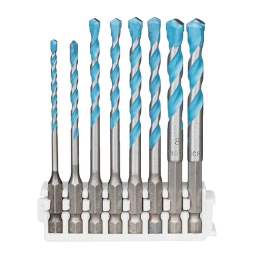 Bosch 8 Piece Multi-Construction Drill Bit Set image