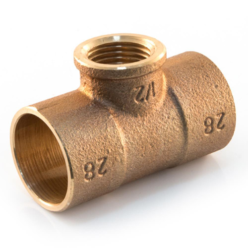 15mm x 1/2'' End Feed Female Tee On Branch - Pack of 10 image