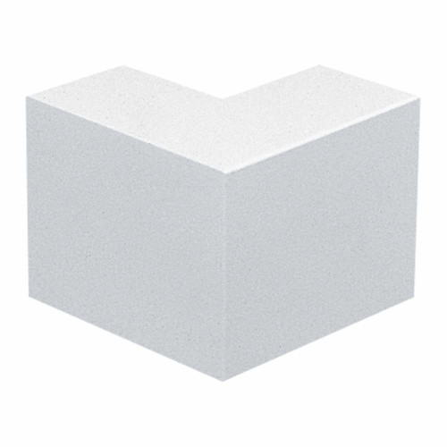 Centaur 38mm x 25mm uPVC Mini Trunking External Bend White - Pack of 2
