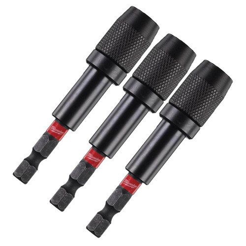 Milwaukee 73mm Shockwave Impact Quick-Release Bit Holder - Pack of 3 Box Bundle image