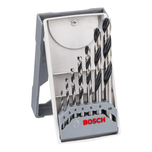 Bosch 7 Piece HSS Twist PointTeq Metal Drill Bit Set image