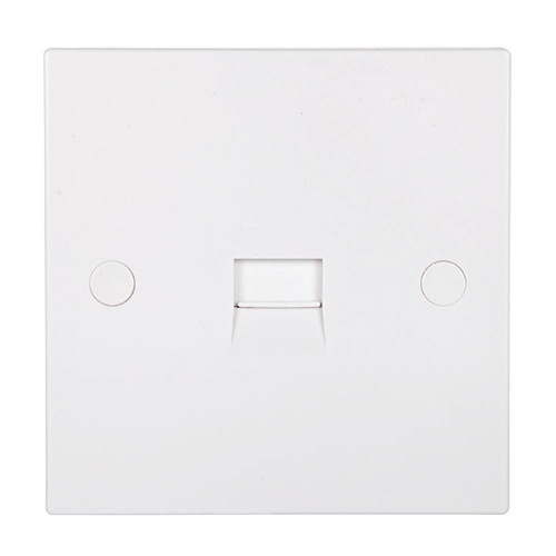 Contactum 1 Gang Secondary Telephone Socket - Pack of 10 Contactum 1 Gang Secondary Telephone Socket - Pack of 10