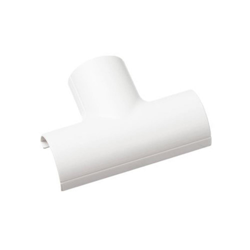 D-Line 20x10mm White Micro+ Trunking Clip-Over Equal Tee image