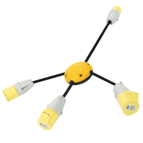 Defender 110v Spider Pod - 3 Way Splitter image