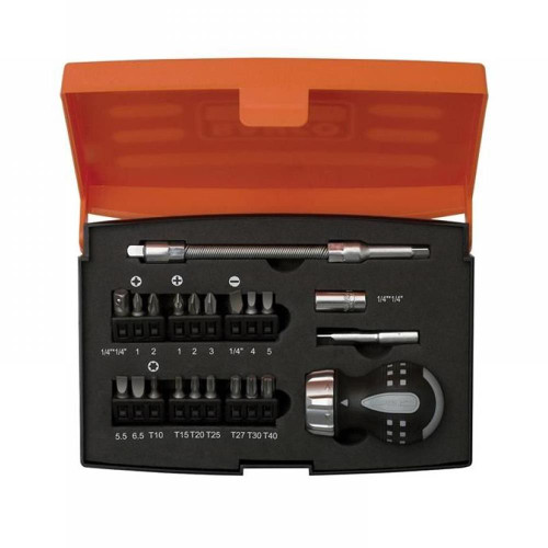 Bahco BAH808050S2 22 Piece Stubby Screwdriver Set image