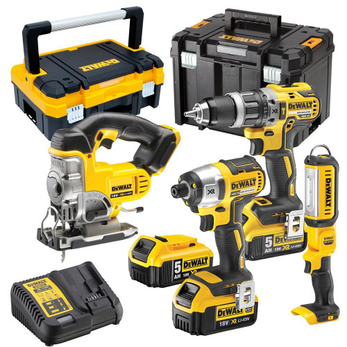 Dewalt 18v Li-ion Cordless 4 Piece Kit - 751510 image