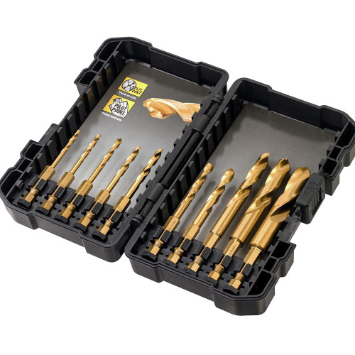 Dewalt Impact Titanium Metal Dril Bit Set - 10 Piece image Dewalt Impact Titanium Metal Dril Bit Set - 10 Piece image