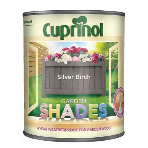 Cuprinol Garden Shades 1 Litre Silver Birch image